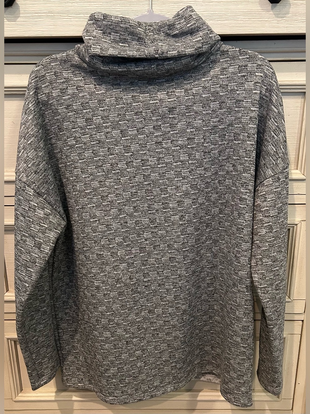 Two-Tone Gray Pullover - Picture 2 of 2